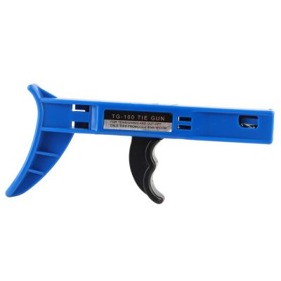 Hilitand Nylon Ties Gun Plastic Fastening Cable Tensioner Cutting Hand Tool for Nylon Cable Tie Width 2.4-4.8mm