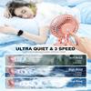 JZCreater USB Desk Fan, Portable Mini Fan, 3 Speeds Desktop Table Cooling, Plug in Power, Rotation Strong Wind, Quiet Personal Small Fan for Home Desktop Office Travel Bedroom, Pink view 3