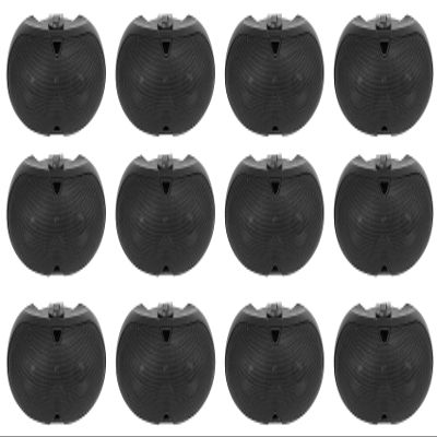 Rockville 12 D4-70 Black Dual 4" 70v Commercial/Restaurant Wall Mount Speakers