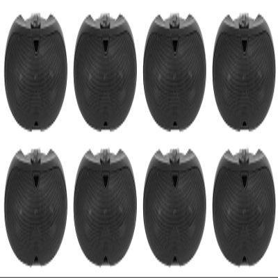 Rockville D4-70 Black Dual 4 in 70V Commercial Wall Mount Speakers, Compact Design, Wide Dispersion, for Dining, Office and Retail Use, 8-Piece