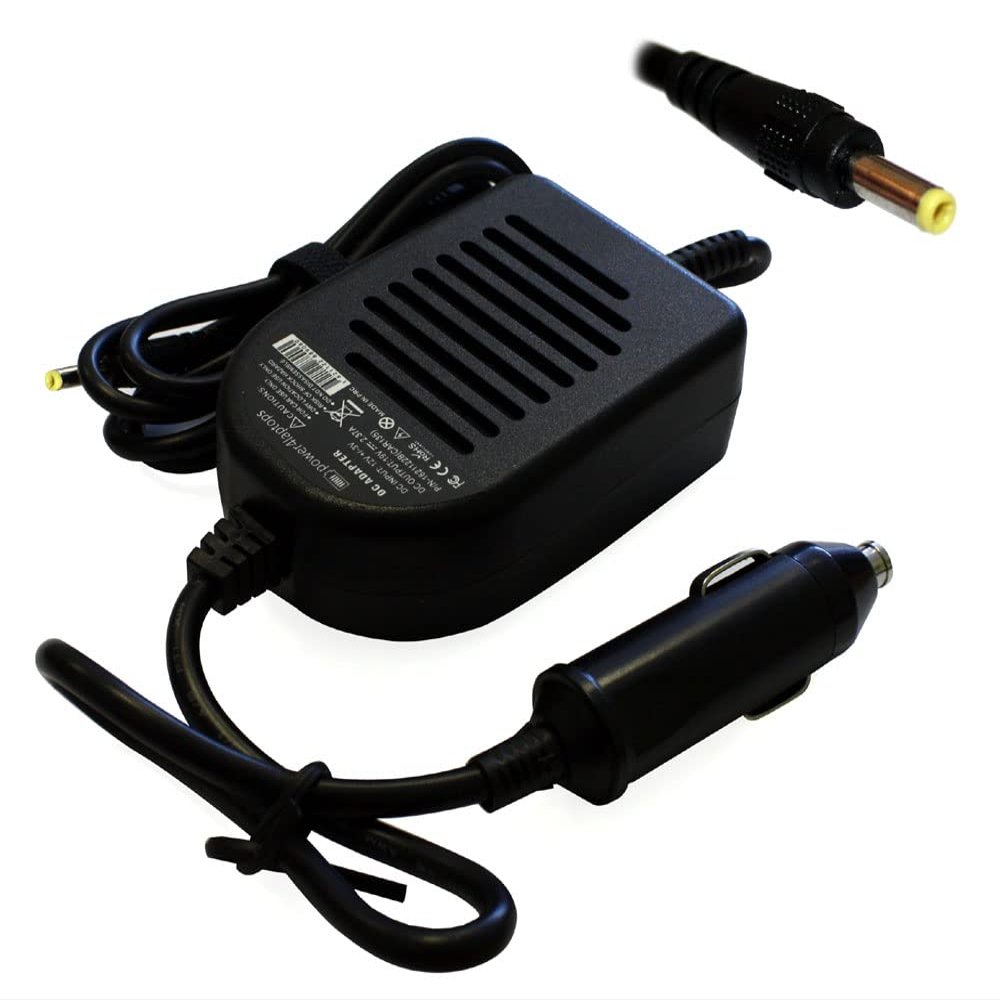 Power4Laptops DC Adapter Laptop Car Charger Compatible with Lenovo V15-ADA