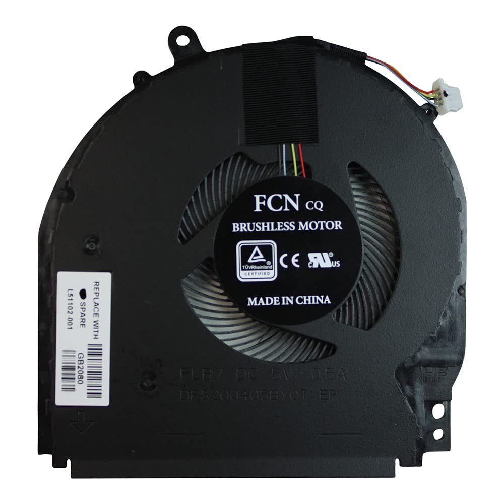 Power4Laptops Replacement Laptop Fan Compatible with HP Pavilion 14-dh0058TU