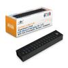 13-Port USB 3.0 Aluminum Hub (All Data/Charging BC 1.2), 12V/5A Premium Power Adapter (UGT-AH131U3-BK) view 1