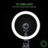 Razer Ring Light 12" Right Light: Customizable Light Spectrum - Adjustable Brightness - Flexible Mounting Options - Tripod Mount - Powered Through USB 2.0 (Renewed) view 2