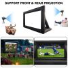 QILEBA 20 Feet Inflatable Projector Movie Screen for Outdoor, Portable Blow Up Projection Screen with Air Blower, Front/Rear Projection for Backyard Pool Party Movie Nights (20ft) view 3