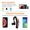 LSAPT Bluetooth Headset V5.0,Wireless Bluetooth Earpiece with Noise Canceling Mic for Cell Phone,Business Earphone for Driving/Trucker/Office,Sweatproof Headset for Android/iPhone-RED view 3