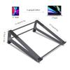 2 in 1 Laptop Stand for Desk, Laptop Holder Riser Computer Stand Aluminum Vertical Notebook Stand Compatible with MacBook Air/Pro Dell HP Lenovo, More 10-17" Laptops-Gray view 2