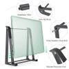 2 in 1 Laptop Stand for Desk, Laptop Holder Riser Computer Stand Aluminum Vertical Notebook Stand Compatible with MacBook Air/Pro Dell HP Lenovo, More 10-17" Laptops-Gray view 4