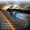 Car Charger Fast Charge 30W USB C Car Adapter,Type C to C Cable for Google Pixel 10a 10 Pro XL/Fold 9 Pro,8a 8 7a 7 6a 6 5 4a 3a 4 3 2 XL,Samsung Galaxy S26 Ultra S25 A17 S24 S23 S22 S21 S20 A12 A32 view 3