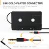 ihreesy Car Cassette Adapter,Universal Car Audio Cassette to Aux Adapter Audio Cassette Player with 3.5mm Jack Stereo Audio Cassette Receiver view 4