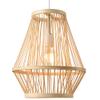 CSSYKV Chinese Style Bamboo Woven Lamp Chandelier Creative Lighting Restaurant Hanging Lamp Japanese Dining Bamboo Woven Craft Lamp Pendant Light Living Room Ceiling Bedroom Lamp view 1