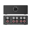 4-Way Stereo L/R Sound Channel Bi-Directional Audio Switcher, 1 in 4 Out or 4 in 1 Out, L/R Sound Channel Audio Switch Splitter RCA Stereo Switch Selector for DVD Stereo Speaker CD Player view 1