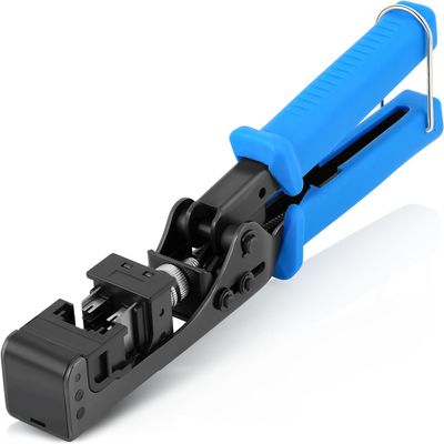 Everest easyJACK - 90 Angled Speed Termination Keystone Tool - Time Saver Network Punch Down Tool - To Be Used ONLY with Everest 90 Angled RJ45 Cat5e, Cat6a and Cat6 Keystone Jacks (B087N7QQD2)