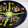 15" round TALAVERA VESSEL SINK Mexican handmade ceramic bathroom basin, folk art view 4