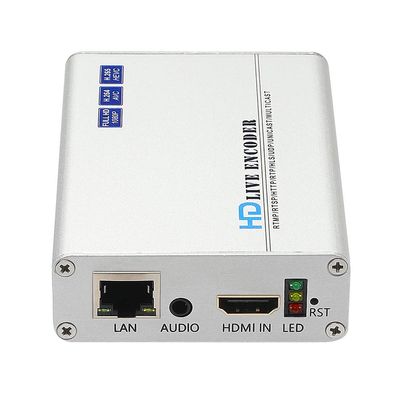 HaiweiTech HEH-101V H.264/H.265 CVBS VGA YPBPR HDMI Encoder 1080P Live Streaming Video Encoder Support HLS SRT FFMPEG VLC HTTP RTSP RTMP RTMPS UDP for YouTube, Wowza Live Streaming(MINI)