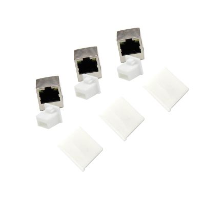 20 PCS Universal Laptop Plastic Dust Plugs Protector Stopper Cover Computer Port Cover PC Interface Stopper Socket Protect Kit for Ethernet Hub Port RJ45, USB A Type Socket (White)