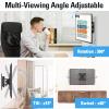 Mounting Dream Monitor Wall Mount TV Bracket for Most 10-26 inch TVs and Monitors, Small TV Mount VESA Wall Mount with Swivel Tilt Rotation, Monitor Mount up to VESA 100x100mm and 33LBS view 2