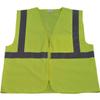 Sophia Harper LV2-CB0-L-XL Safety Vest ANSI Class 2 Lime Solid Zipper Closure1 Chest Pocket Large & Extra Large