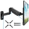 BONTEC Monitor Wall Mount Arm, VESA Gas Spring Height Adjustable, for 13-42 Inch Screens, Max 19.8lbs, Swivel, Tilt, Space-Saving Desk Mount, Easy Installation, Single Arm TV Mount, Max VESA 200x200 view 1