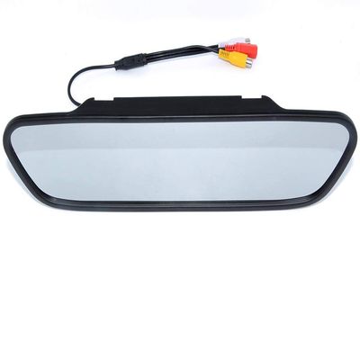 4.3" Color TFT LCD Car Rearview Mirror Monitor 2016 Factory Price New Resolution 4.3 inch 16:9 Screen car Monitor for DVD Camera VCR