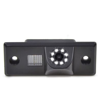 8 LED Night Vision Lincese Plate Light Rear View Camera, Replacement for VW Golf Variant MK4/5/Tiguan/Touareg/Polo 3C/Jetta/Passat/Sharan/Bora/Skoda Scirocco Fabia/Audi TT 8J/Cayenne