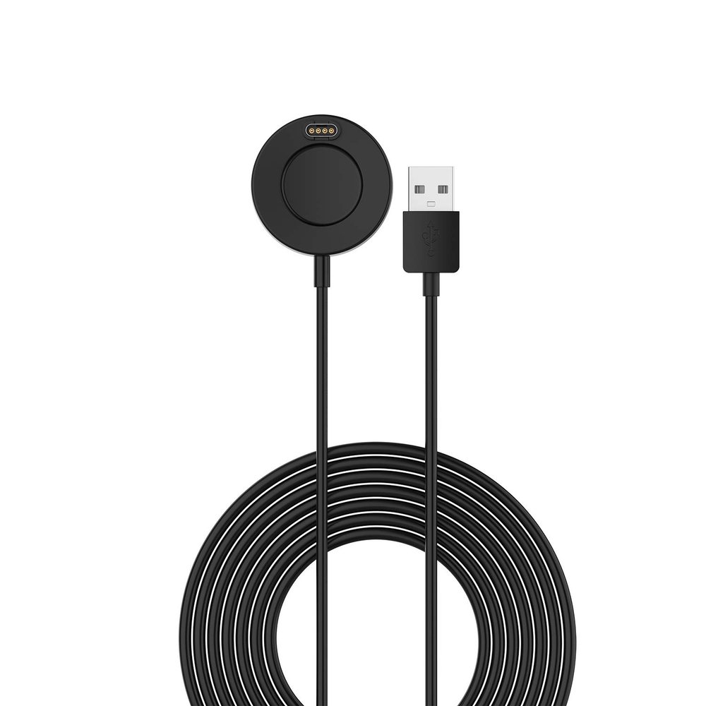 FitTurn USB Charger Cable Dock Compatible with Garmin Approach S42 Watch Replacement USB Charge Charging Cable Wire Cord Dock Clip Data Sync for Approach S42 S40 S12 S60 X10 S10 Smart Watch (Black)