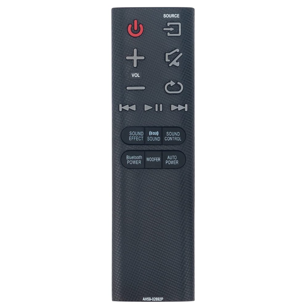 AH59-02692P Replacement Audio Soundbar Remote Control Supports for Samsung Sound Bar Speaker Home Theater System HW-J450 HW-J560 HW-J430 HW-J550 HW-J460 HW-J355 HW-J55 HW-J551 HW-J6000 HW-JM6000