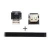 cablecc Up Angled USB 2.0 Type-A Male to Female Extension Data Flat Slim FPC Cable for FPV & Disk & Scanner & Printer 200CM view 2