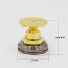 4 Sets Speakers Stand Feet Foot Pad Loudspeaker Box Spikes Cone Floor Foot Nail (Color : 4set Pads and Feets) view 4