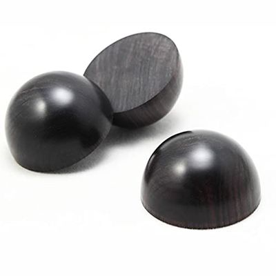 HiFi Audio Hemisphere Column Speaker Amplifier Shock Absorber Feet Pad Vibration Stands Ebony Anti-Shock Self-Adhesive (Bundle : 4pcs, Color : 23mm 12mm)
