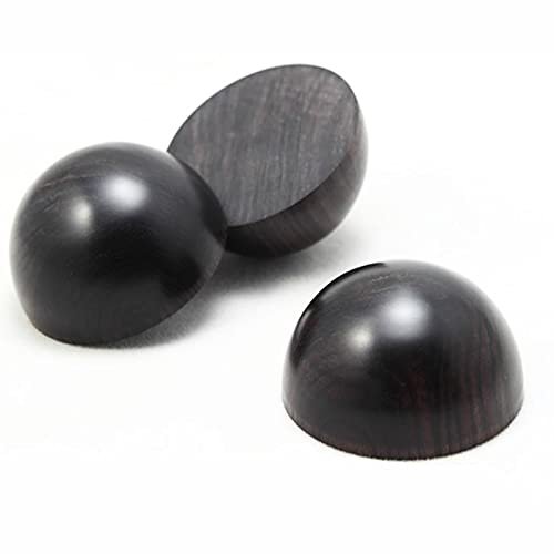 HiFi Audio Hemisphere Column Speaker Amplifier Shock Absorber Feet Pad Vibration Stands Ebony Anti-Shock Self-Adhesive (Bundle : 4pcs, Color : 23mm 12mm)