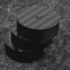 Hi-End Black Carbon Fiber Speaker Isolation 40x15mm 25x5mm 30X10mm 50X20mm Base Pad Shoe Feet HiFi Audio Amp Cone Speaker pad (Color : 40X15MM) view 1