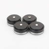 4pcs 39 x 17mm Aluminum Audio Amplifier Speaker Feet Spikes Black/Silver Ring Machine Mats Pads (Color : Black Color) view 2
