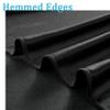 10ft x 10ft Wrinkle Free Black Backdrop Curtains for Parties, 2 Panels 5ftx10ft Polyester Photo Backdrop Drapes for Wedding Birthday Graduation Photography Background view 4