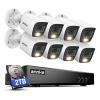 ANNKE 16CH 3K Lite Security Camera System, Wired Surveillance System Indoor Outdoor 2TB Hard Drive, 8X 1080P IP67 Home CCTV Cameras with Smart Dual Light, AI Motion Detection, Easy Remote Access view 1