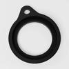 3D Cabin Product Compatible with AirTag - Keyring Holder Attachment (4 Pack) Low Profile for Tracking Device - Pop Fit Black view 3