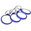 3D Cabin Product Compatible with AirTag Keyring Holder Attachment (4 Pack) Low Profile for Tracking Device - Pop Fit - Blue view 1