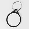 3D Cabin Product Compatible with AirTag Keyring Holder Attachment (4 Pack) Low Profile for Tracking Device - Pop Fit - Blue view 3