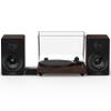 Fluance Reference RT82 High Fidelity Vinyl Turntable with PA10 Phono Preamp and Ai61 Powered 6.5" Bookshelf Speakers, Ortofon OM10 Cartridge, 120W Class D Amplifier, Bluetooth (Natural Walnut) view 1