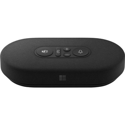 Microsoft Modern USB-C Speaker, Certified for Microsoft Teams, 2- Way Compact Stereo Speaker, Call Controls, Noise Reducing Microphone. Wired USB-C Connection,Black