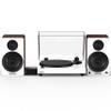 Fluance Reference RT82 High Fidelity Vinyl Turntable (White), PA10 Phono Preamp, Ai61 Powered 6.5" Bookshelf Speakers (White Walnut), Ortofon OM10 Cartridge, 120W Class D Amplifier, Bluetooth view 1