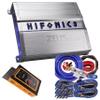 Hifonics ZG-600.4 Zeus Gamma 4 Channel Super A/B Class 600 Watt Car Audio Sound System Subwoofer Speaker Amp Amplifier with Gravity Magnet Phone Holder and 4 Gauge Kit Blue Bundle view 1