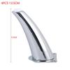 VIGAN 4PCS Furniture Table Legs Sofa Cupboard Cabinet Chair Feet Iron Inclined Feet (4PCS 13.5CM) view 2