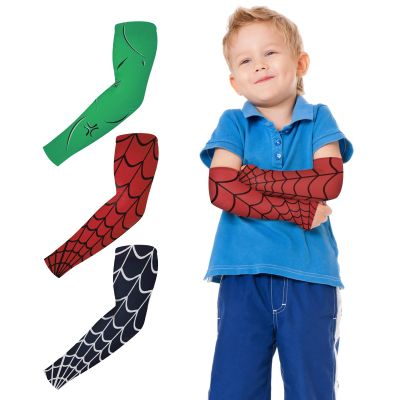 DIDIBIRD ,3 Pairs Compression arm sleeve for Childs,UV Protection Sun Cooling Sleeves to Cover Arm,Tattoo Sleeve for Toddlers,Gifts for Kids(3 Colors)