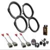 Absolute USA Bundle with Car Speaker Installation Kit for 2012  2013 Honda Crosstour Front and Rear 6.5" and 6.75" Speaker Locations, Speaker Harness view 1