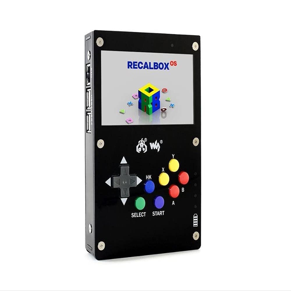 Anncus GamePi43, Portable Video Game Console Based on Raspberry Pi 4B-2GB, US/EU/UK Optional Power Plug