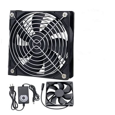 12V 220V 12CM 3x120mm High Speed Cooling Fan Mining Machine Chassis Workstation Cabinet 120x25mm Server Cooler Fan BTC ETH Fan (3500RPM Ball Fan)