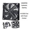 12V 220V 12CM 3x120mm High Speed Cooling Fan Mining Machine Chassis Workstation Cabinet 120x25mm Server Cooler Fan BTC ETH Fan (3500RPM Ball Fan) view 2