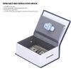 Mini Box,Simulation Book Security Money Jewelry Box,with Lock Keys,for Storing Money,Jewelry(Blue) view 4