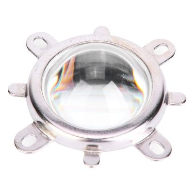 Eujgoov Optical Glass Lens, 44mm LED Lens with Reflector Cup and Fixed Bracket LED Reflector Cup Kit for LED Light Lamp (60)